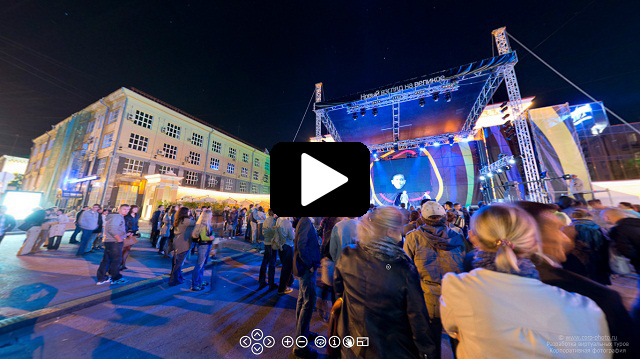 3D панорама с фестиваля уличных театров, международный инновационный форум Интерра 2012
